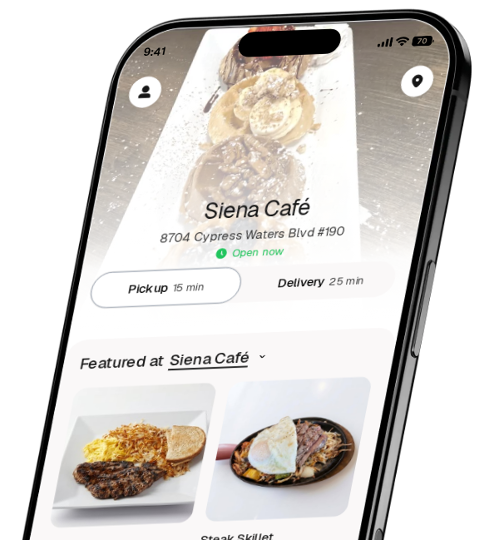 Siena Café app preview