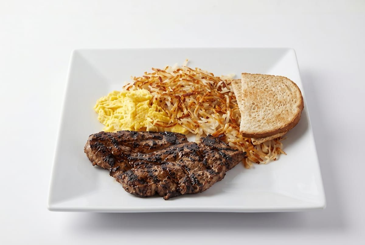Steak & (2) Eggs